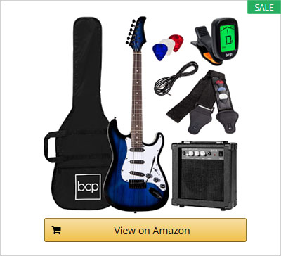 Best Choice Products 39in Full Size Beginner Electric Guitar Starter Kit